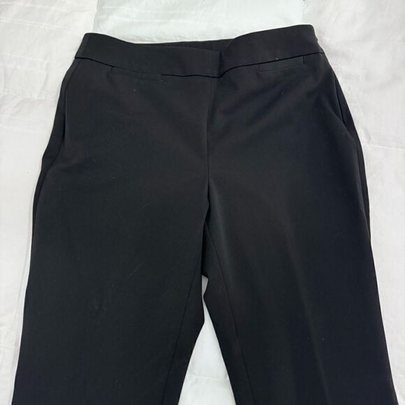 Talbots black Refined Bi-Stretch straight leg Pants w side zip size 4P- NWOT - Picture 9 of 12